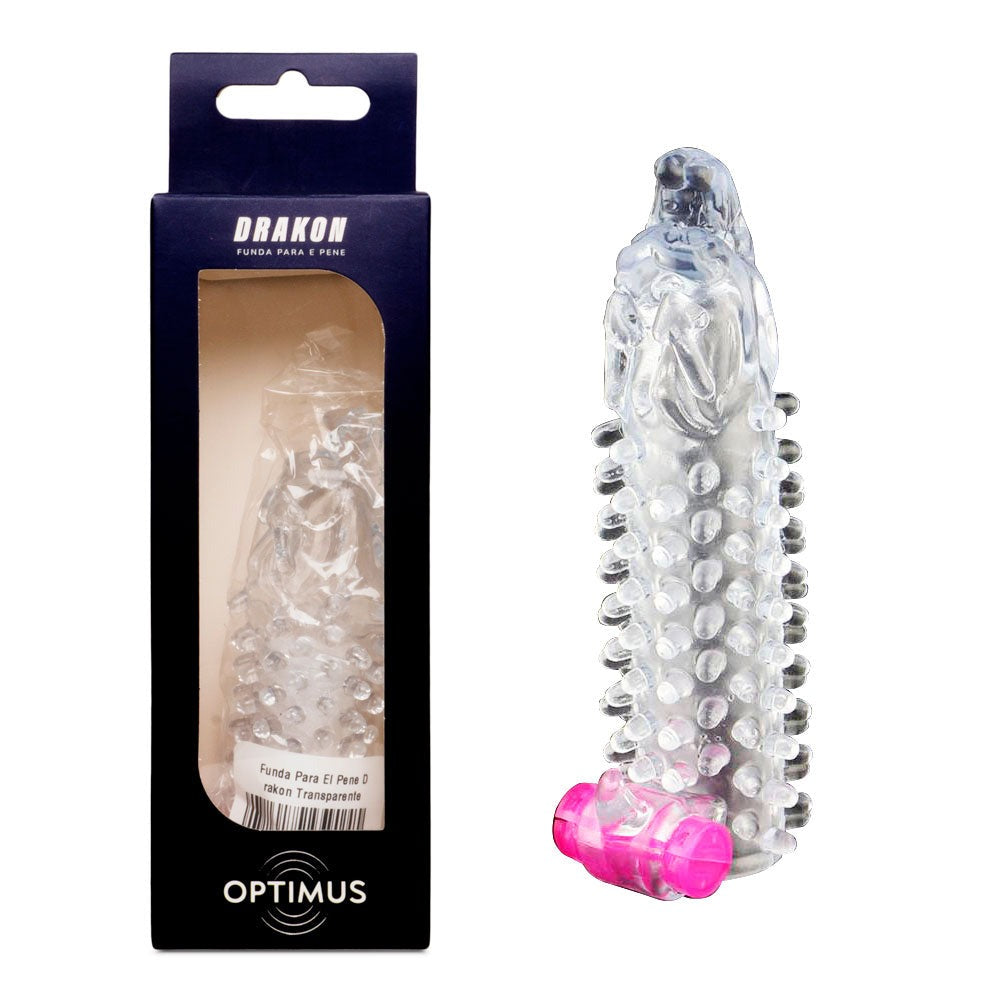 57 - Drakon – Funda Texturizada con Vibración Integrada (11 cm)