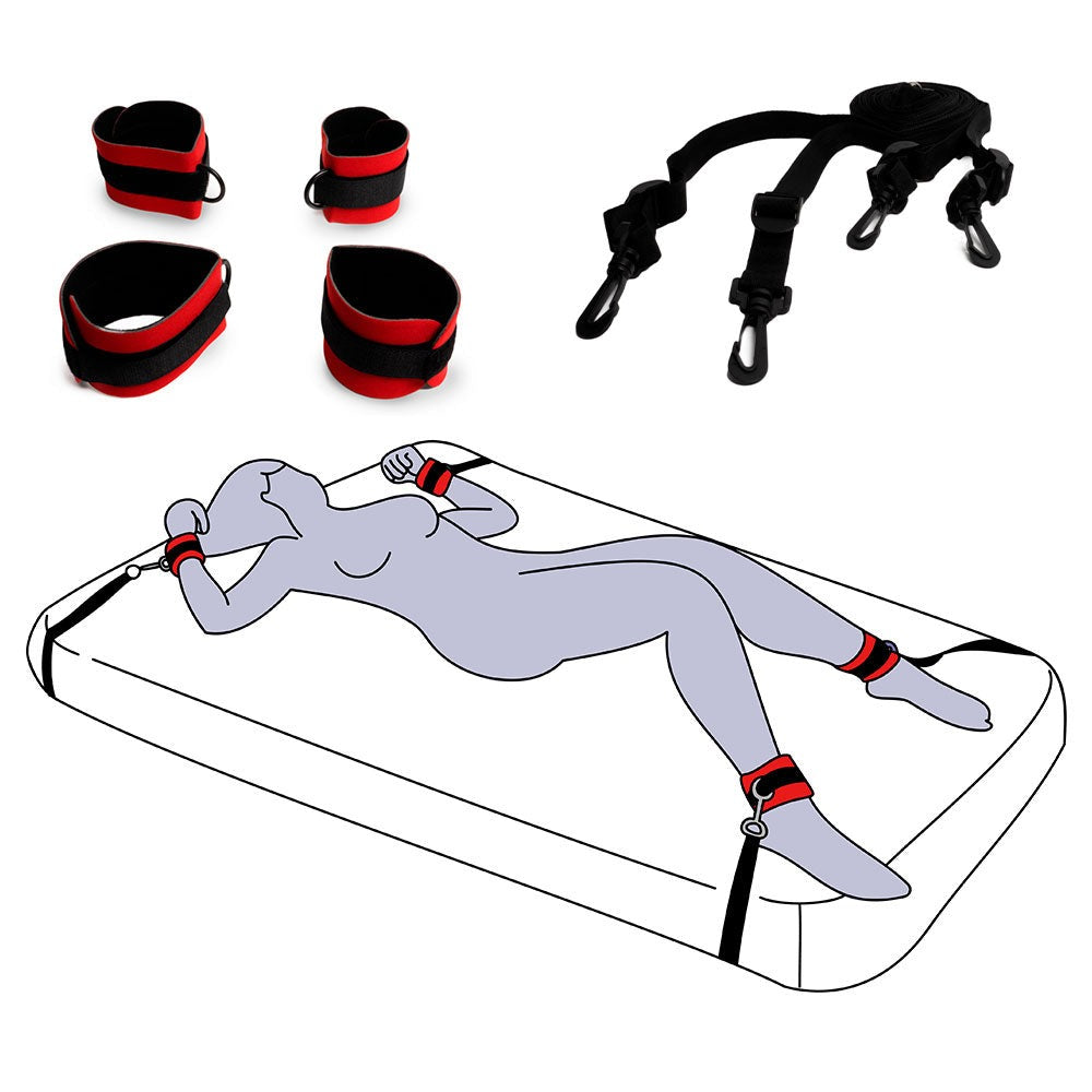 62 - Teon – Limitador de Cama Ajustable para BDSM