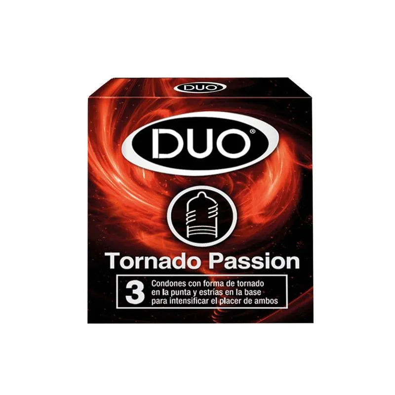 45 - Condones Duo Tornado Passion