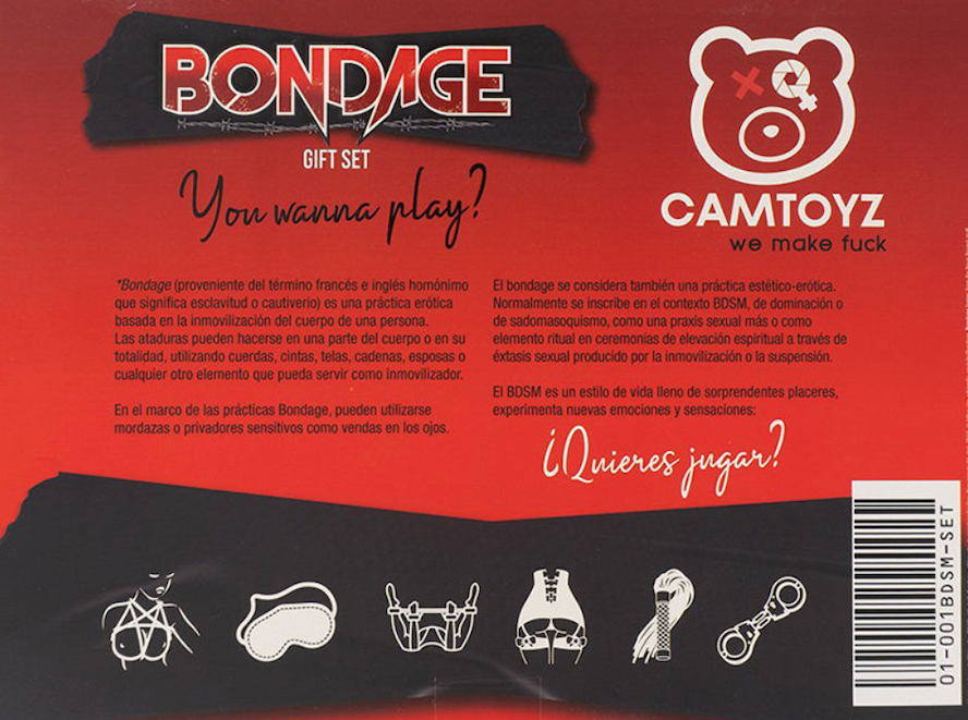 40 - Fiore – Kit Bondage de Dominación y Juego Sensitivo (7 piezas)