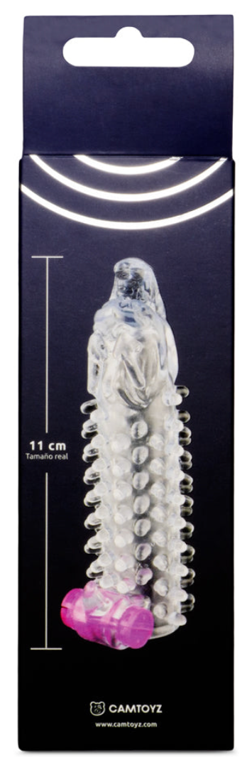 57 - Drakon – Funda Texturizada con Vibración Integrada (11 cm)