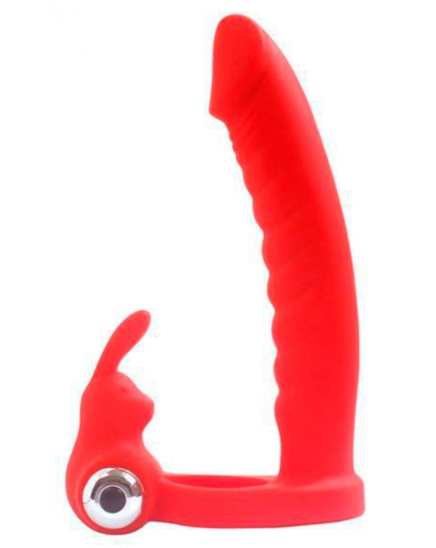 61 - Frodo – Anillo Vibrador con Consolador de 7 Velocidades